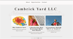 Desktop Screenshot of cambrickyard.com